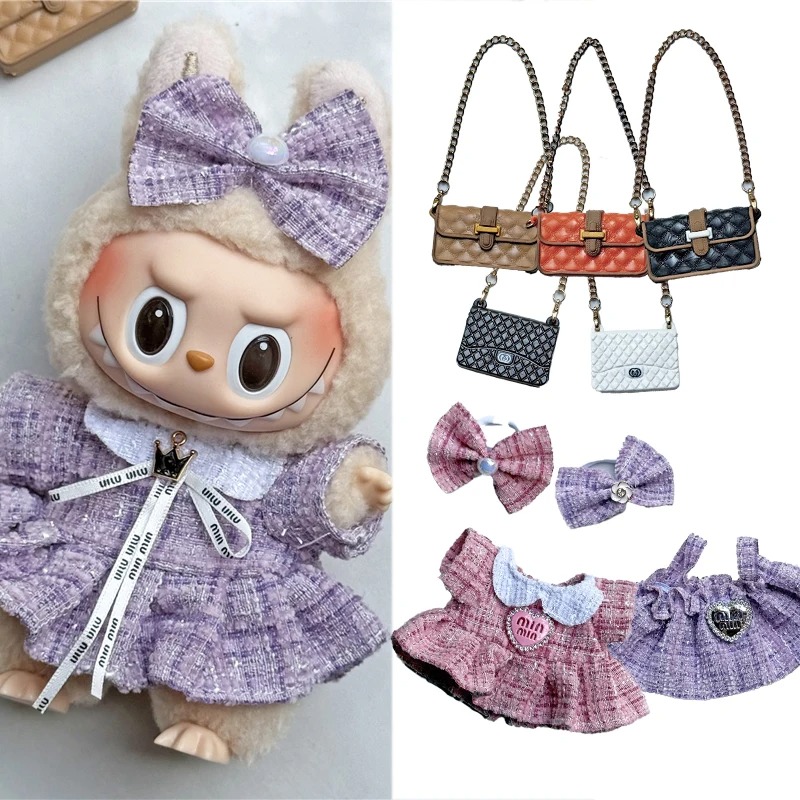 Luxury Bags And Shoes - Vestido Adorable para muñeca Labubu de