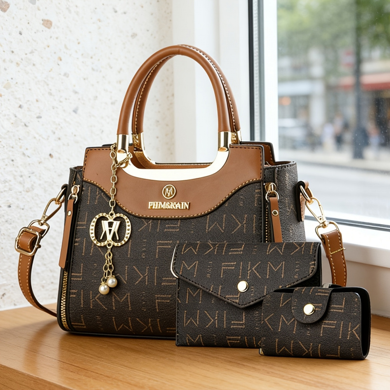 Luxury Bags With Zipper - Conjunto de 3 piezas de bolsos