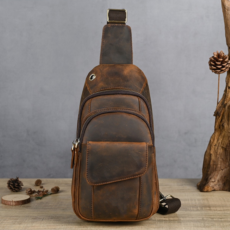 Luxury Bags With Zipper - Bolso de pecho multifunción de lujo