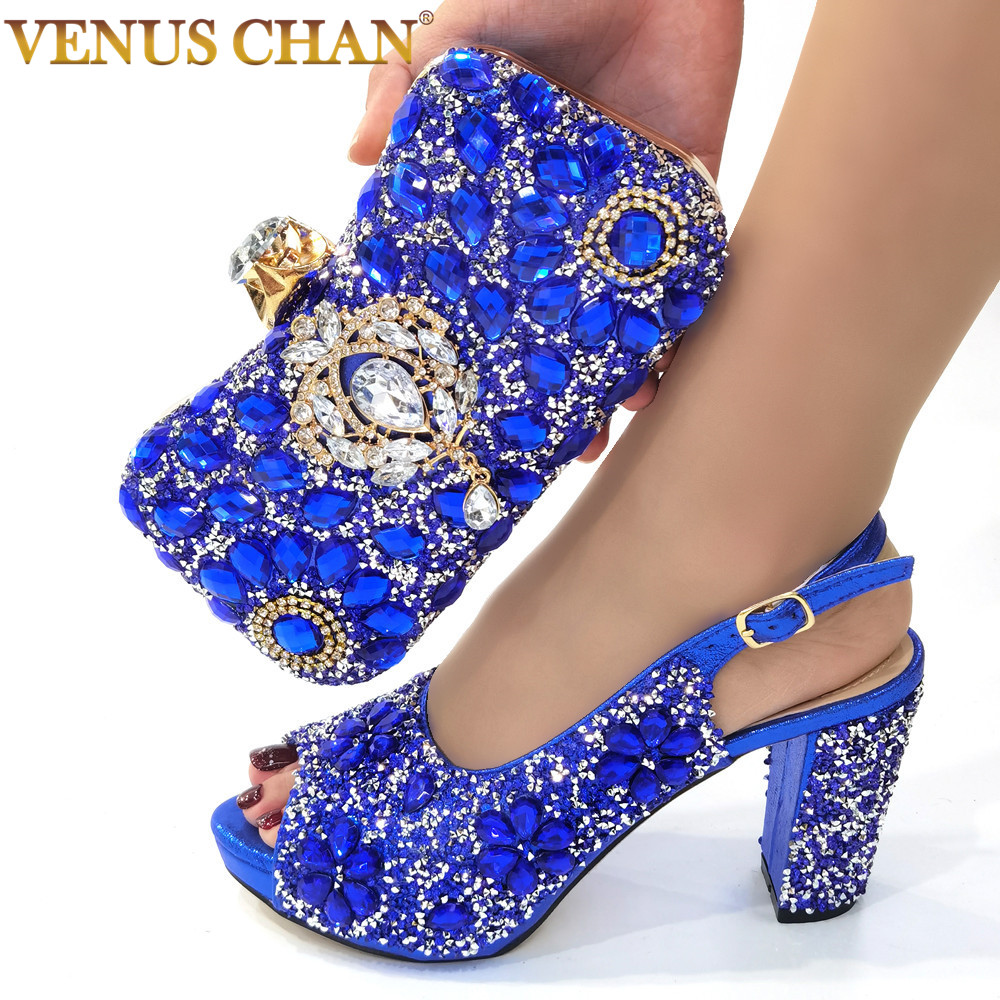 Luxury Bags And Shoes - Zapatos de tacón alto con diamantes