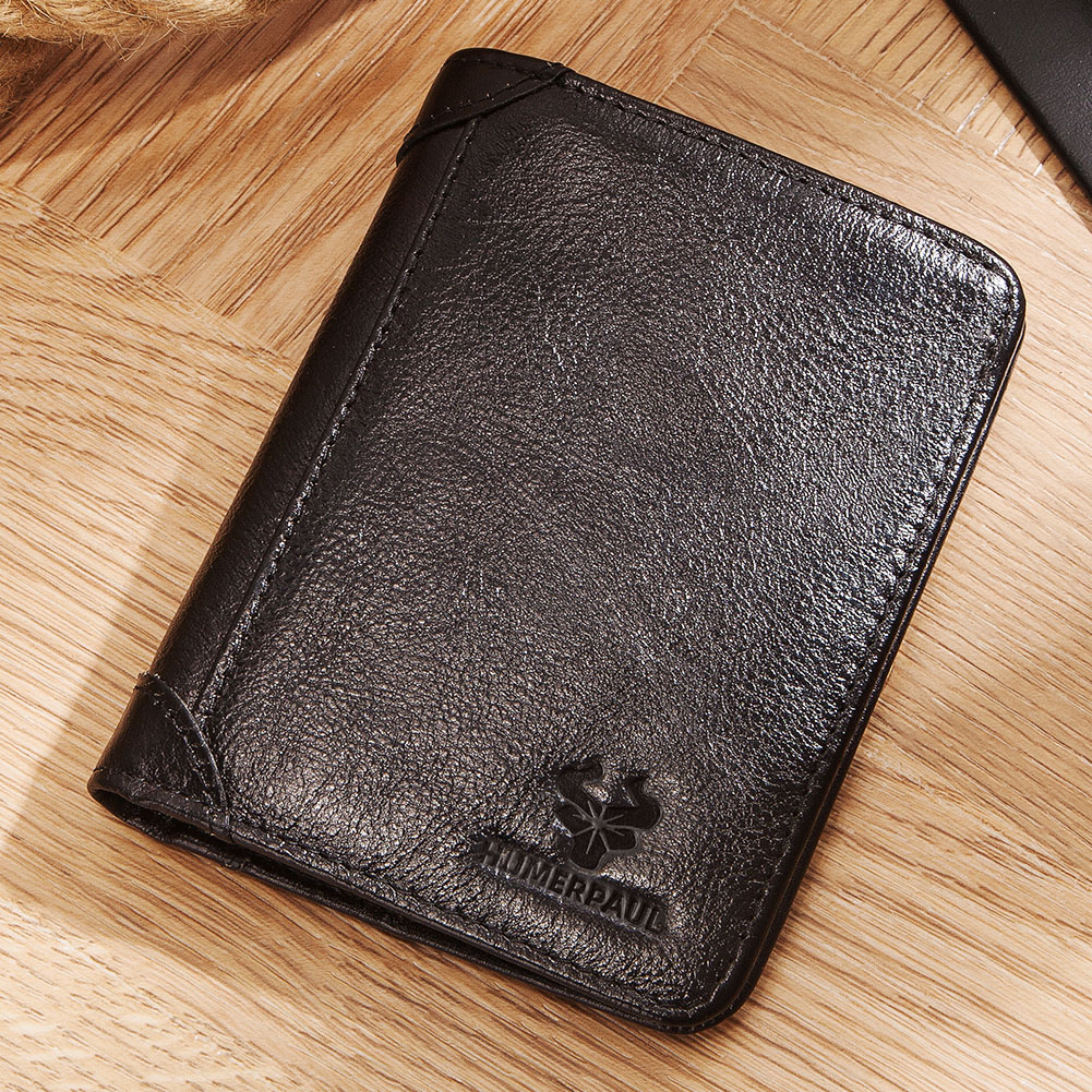 Luxury Bags Photos - Cartera de cuero genuino para hombre,