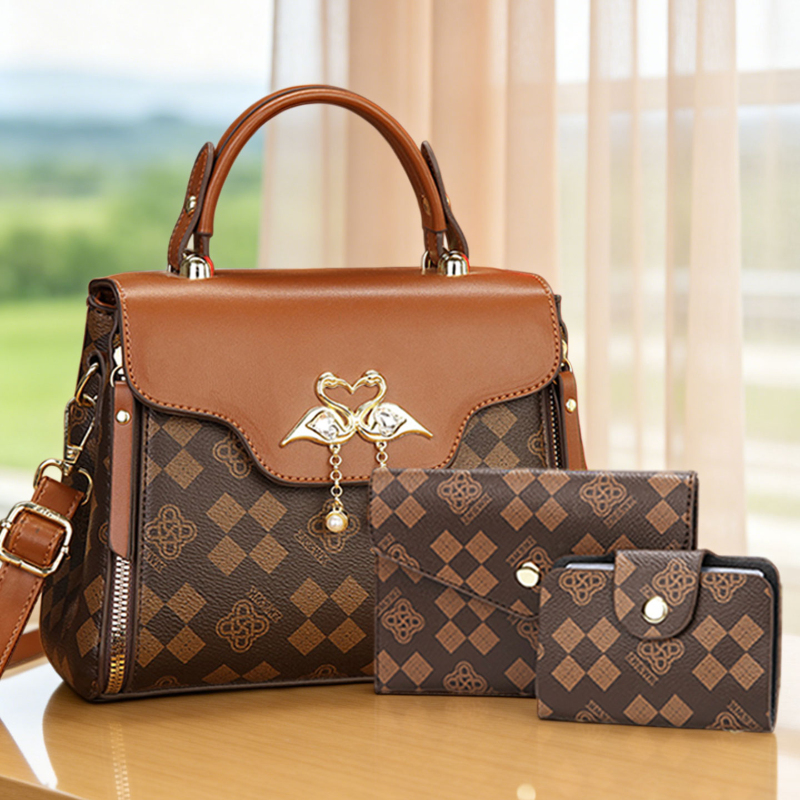 Luxury Bags With Zipper - Conjunto de 3 bolsos para mujer,