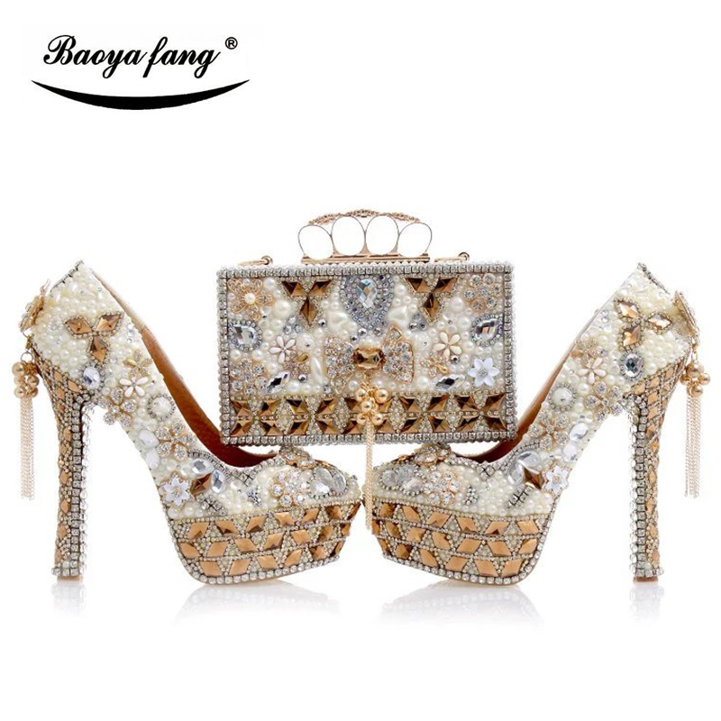 Luxury Bags And Shoes - Zapatos de boda de cristal de
