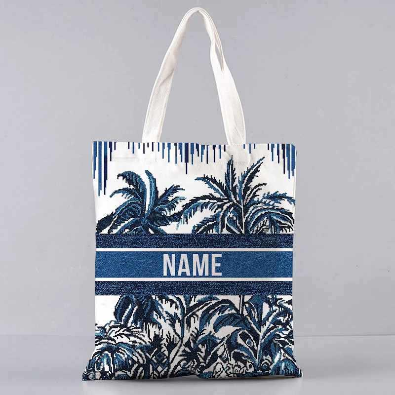 Bolso de mano de lona con nomb - Luxury Bags Brand Names reseña y precio