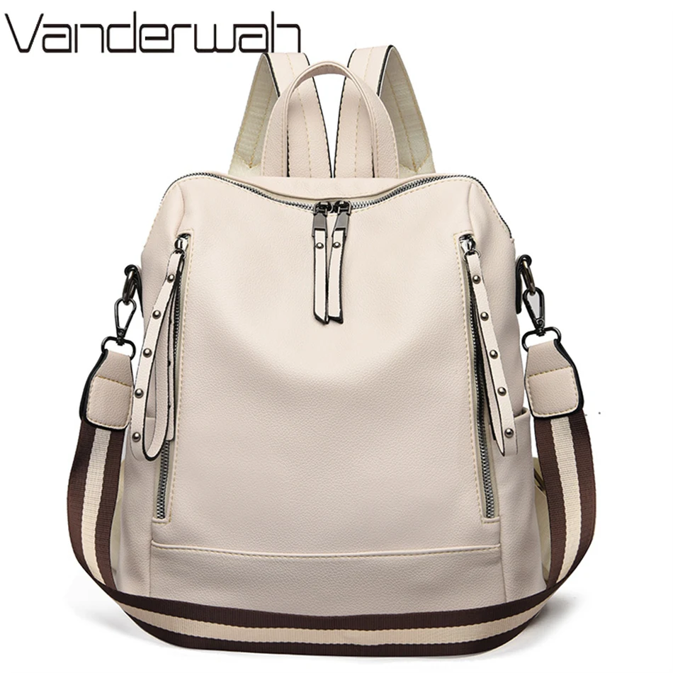Mochila De cuero suave para es - Luxury Bags For School reseña y precio