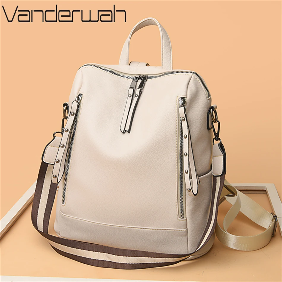 Mochila De cuero suave para es - Luxury Bags For School reseña y precio