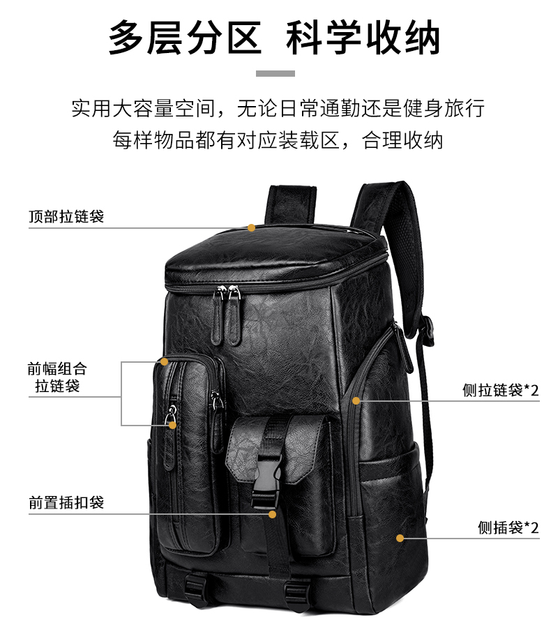 Mochilas Retro de moda, mochil - Luxury Bags With Zipper reseña y precio